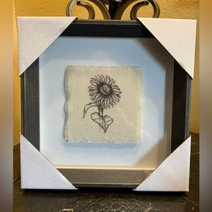 Cute Decorative Sunflower Picture New in Packaging 10 x 10